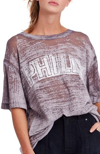 Women's Free People For The Boys Tee - Grey