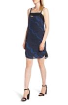 Women's Trouve Colorblock Slipdress, Size - Blue