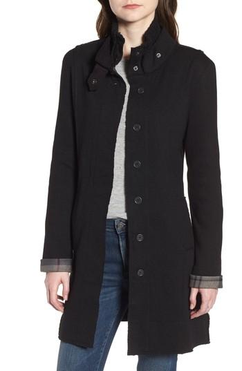Women's Barbour Millfire Knit Jacket Us / 8 Uk - Black