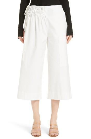 Women's Tibi Esteban Crop Twill Pants