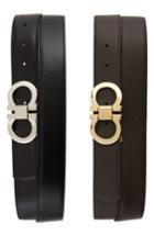 Men's Salvatore Ferragamo Leather Belt Box Set