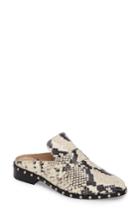 Women's Mercer Edit Case Closed Studded Loafer Mule .5 M - Black