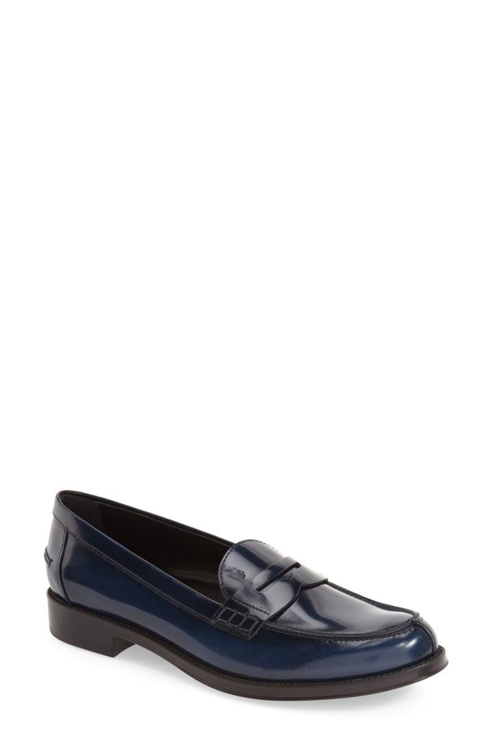 Women's Tod's Penny Loafer .5us / 36.5eu - Blue