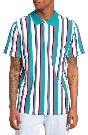 Men's Obey Allen Knit Polo - Green