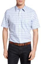 Men's Nordstrom Men's Shop Smartcare(tm) Check Sport Shirt - White