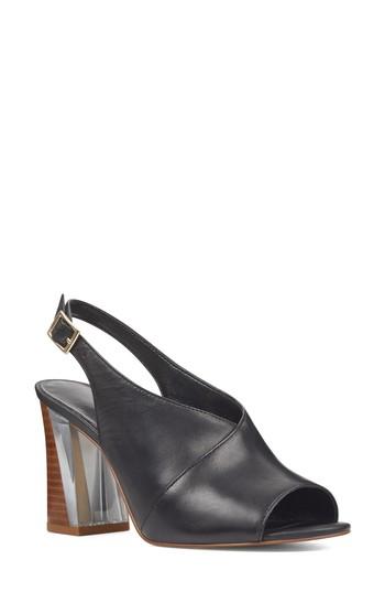 Women's Nine West Morenzo Slingback Sandal .5 M - Black