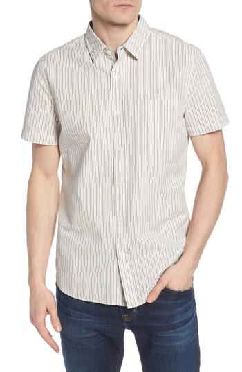 Men's Ag Nash Regular Fit Short Sleeve Sport Shirt, Size - Blue