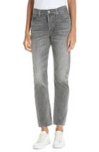 Women's Polo Ralph Lauren High Waist Slim Straight Crop Jeans - Grey
