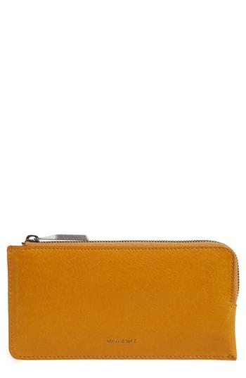 Women's Matt & Nat Seva Faux Leather Pouch Wallet - Yellow