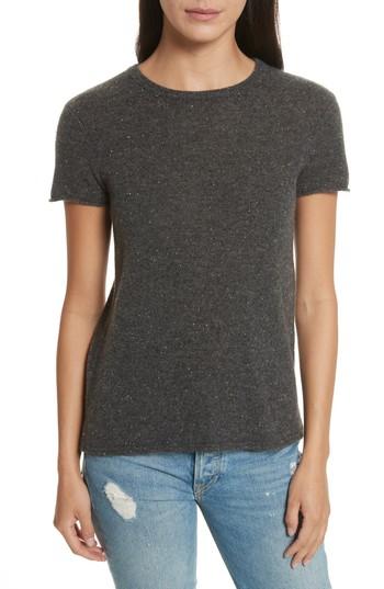 Women's Atm Anthony Thomas Melillo Donegal Cashmere Schoolboy Tee - Grey