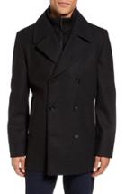 Men's Vince Camuto Dock Peacoat, Size - Black