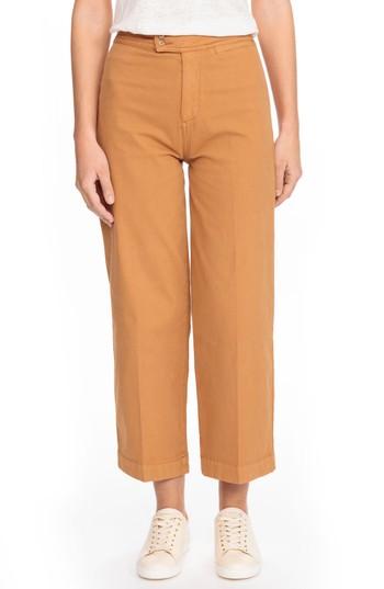 Women's Sezane June Crop Pants Us / 34 Fr - White