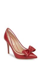 Women's Valentino Garavani Glassglow Pointy Toe Pump Us / 39eu - Red