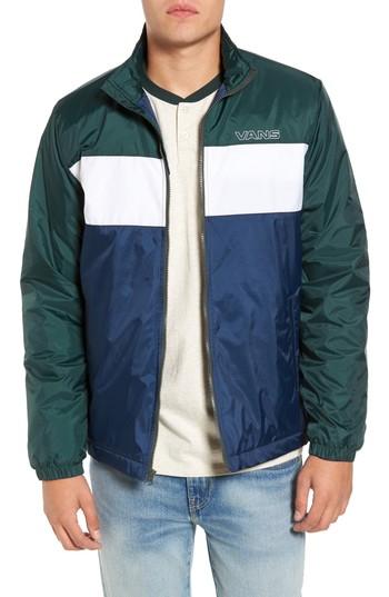 Men's Vans Starboard Water Resistant Windbreaker - Blue