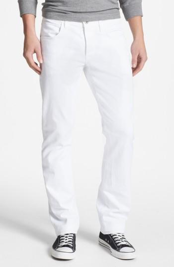 Men's Hudson Jeans 'byron' Slim Straight Leg Jeans X 34 - White