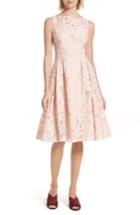 Women's Kate Spade New York Floral Fil Coupe Fit & Flare Dress - Pink