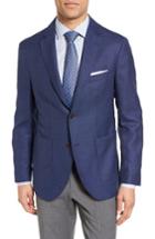 Men's Santorelli Classic Fit Wool Blazer - Blue