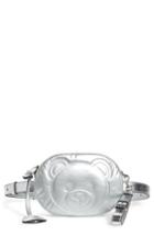 Moschino Silver Teddy Belt Bag -