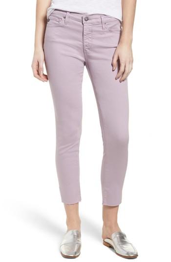 Women's Ag The Prima Crop Cigarette Jeans - Purple
