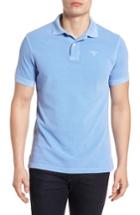 Men's Barbour Washed Sports Polo Shirt - Blue
