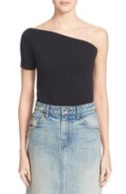 Women's Helmut Lang Seamless One Shoulder Jersey Top