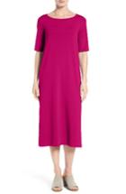 Women's Eileen Fisher Jersey Midi Dress - Pink