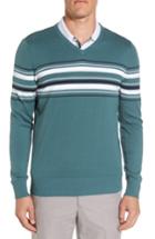 Men's Ag Ridgewood V-neck Sweater, Size - Blue/green