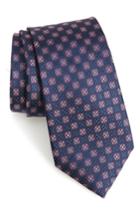 Men's Nordstrom Men's Shop Kaye Medallion Silk Tie, Size - Pink