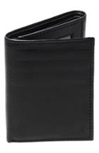 Men's Cathy's Concepts 'oxford' Monogram Leather Trifold Wallet -