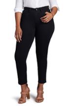 Women's Curves 360 By Nydj Shape Slim Straight Leg Jeans - Black