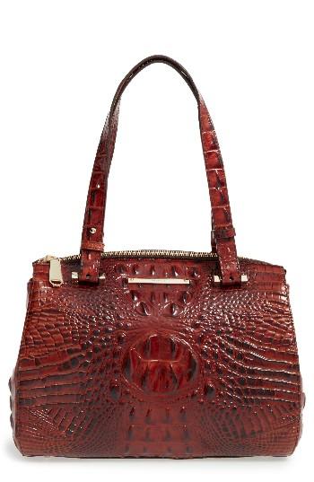 Brahmin Small Alice Melbourne Leather Satchel - Brown