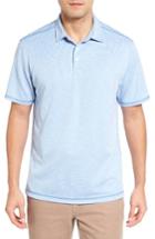 Men's Tommy Bahama New Double Tempo Spectator Jersey Polo - Blue