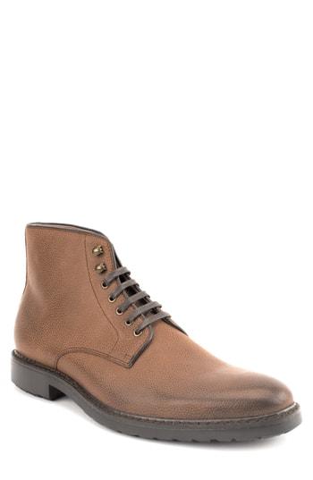 Men's Rush By Gordon Rush Brett Pebbled Boot M - Brown