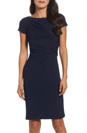 Women's Eliza J Twist Waist Sheath Dress - Blue