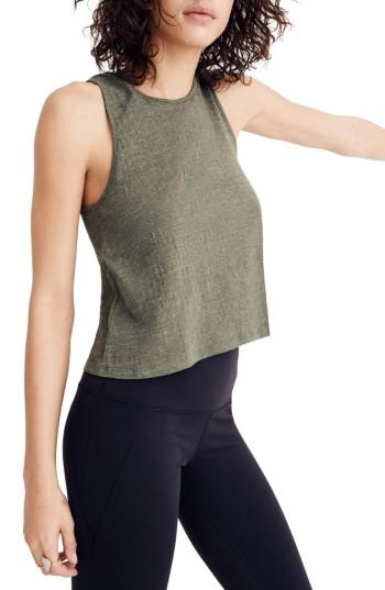 Women's Madewell Racerback Tank - Green