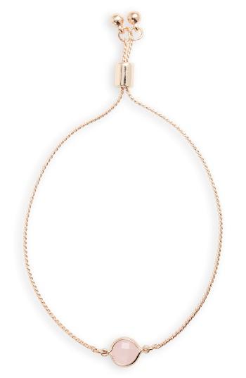 Women's Topshop Faceted Pendant Bracelet