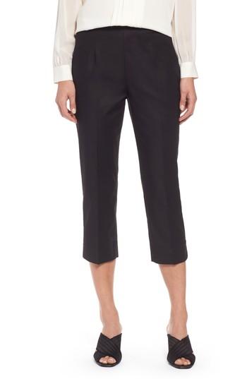 Women's Nic+zoe Perfect Side Zip Crop Pants - Black