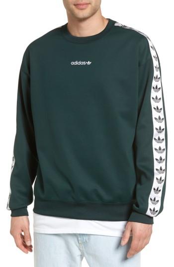 Men's Adidas Originals Tnt Trefoil Sweatshirt - Green