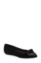 Women's Taryn Rose Frida Rose Flat M - Black