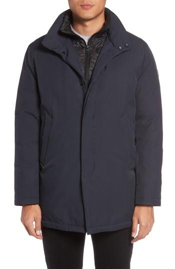 Men's Tumi Commuter Down Jacket, Size - Blue