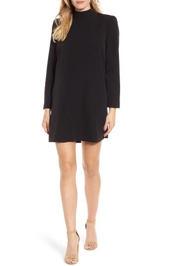 Women's Halogen Bow Back Ponte Shift Dress - Black