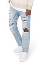 Men's Topman Patch Standard Fit Jeans X 32 - Blue