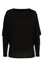Women's Velvet By Graham & Spencer Dolman Sleeve Top - Black