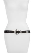 Women's Treasure & Bond Double Wrap Leather Stretch Belt