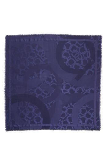 Women's Salvatore Ferragamo Gancio Jacquard Scarf, Size - Brown