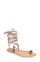 Women's Amuse Society X Matisse Getaway Wraparound Sandal M - Beige