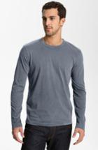 Men's James Perse Long Sleeve Crewneck T-shirt (xs) - Grey