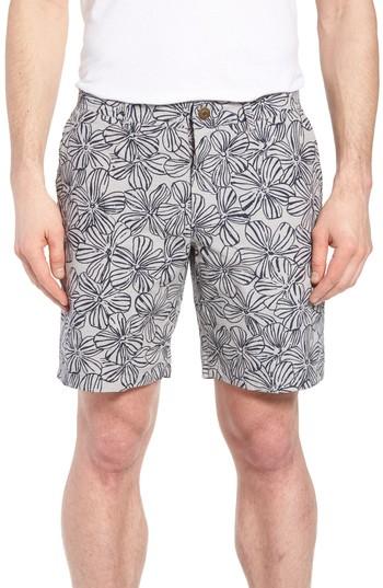 Men's Reyn Spooner Mala Melia Reversible Chino Shorts - Grey