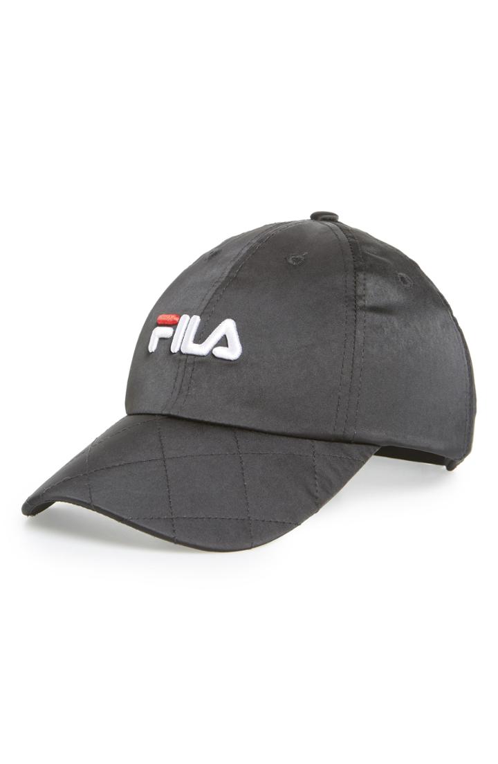 Women's Fila Heritage Satin Cap - Black
