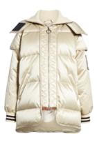 Women's Off-white Patch Down Fill Puffer Jacket Us / 42 It - Beige
